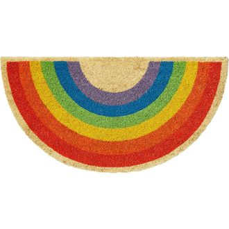Tag Rainbow Shaped Non-Slip Coir Mat Multi Coir Everyday,Summer at Nordstrom, Size Medium