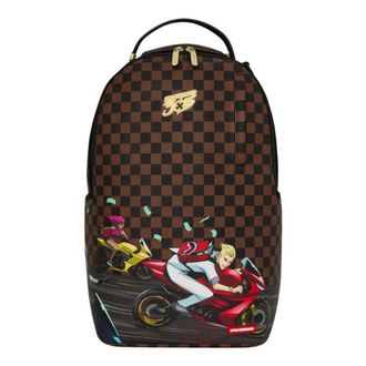 Sprayground Mochila 305 Check Motorcycles - Bags - unisex - Marr&oacute;n - ONE SIZE