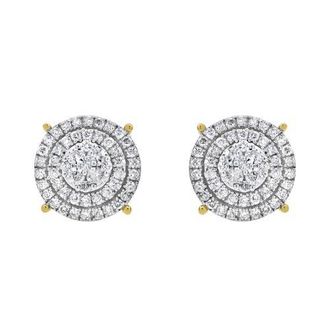 LuvMyJewelry High Roller 14K Yellow Gold Diamond Stud Earrings - 0.70ct. at Nordstrom