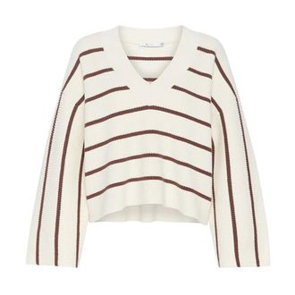 Gestuz Dames, Truien, Beige, Maat: XS Katoen