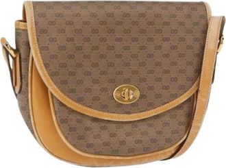 Gucci Pre-owned Plastic Cross Body Bag - Dames - Vintage Schoudertas - Bruin - ONE Size - Vintage