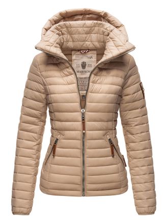 Marikoo dames gewatteerde jas - Löwenbaby, licht met afneembare capuchon