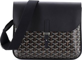 Goyard Coursier Messenger Bag Coated Canvas and Leather