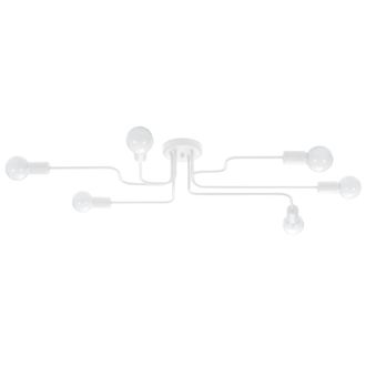 Sollux Lighting L&aacute;mpara de techo blanco acero alt. 16