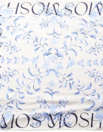 Mos Mosh Mos Mosh Womens Orchid scarf in brunnera blue