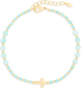 Argento Vivo Cross Bracelet in Gold at Nordstrom Rack