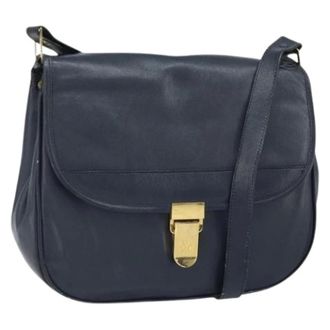 Dior Pre-owned Cross Body Bags, female, Blue, Size: ONE SIZE Pre-owned Vintage Shoulder Bag