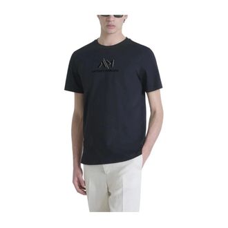 Antony Morato T-Shirts, male, Black, Size: XL Mmks02661-Fa100144