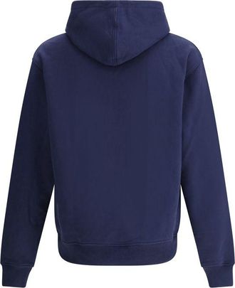 Ami Mens Blue Cotton Sweatshirt Clothing