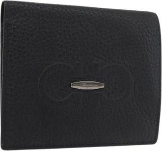 Ferragamo Pre-owned Wallets, female, Black, Size: ONE SIZE Pre-owned Bifold Wallet