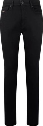 Diesel Zwarte skinny jeans met hoge taille- veelzijdige elegantie - Heren - Skinny Jeans - Zwart - W40 - Katoen - Jeans
