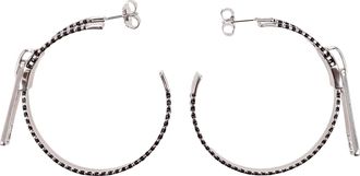 Marc Jacobs Womens Gray Silver Earrings