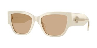 Versace VE4509U 5541/8 Womens Sunglasses White Size 55