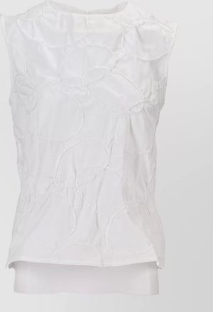 Niccol&ograve; Pasqualetti cotton embroidered tank top
