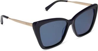 DIFF Eyewear Becky Ii Sunglasses In Royal Midnight Mirror Polarized