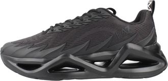 Emporio Armani Infinity Venom Sneaker - Heren - Sneakers - Zwart - 43 1/2 EU - Polyester - Schoenen