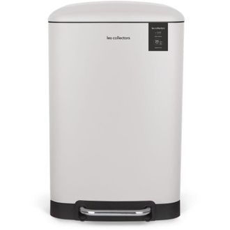 H.Koenig Les Collectors Pattumiera da cucina a pedale in acciaio inox n. 528 capacit&agrave; 20 l