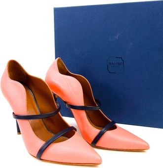 Malone Souliers Maureen Pink Mules Size 38