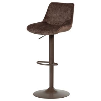 Woood Taburete de bar regulable marron