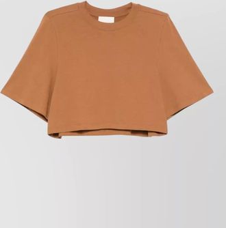 Isabel Marant cropped short sleeve crew neck top