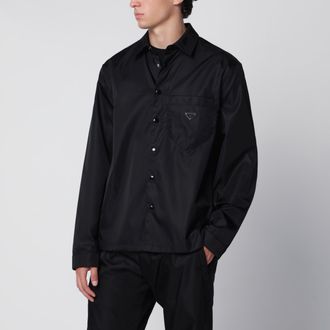 Prada Camicia in Re-Nylon nera