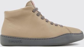 Camper Sneakers alte Peu Touring in pelle di vitello con lacci elastici e zip