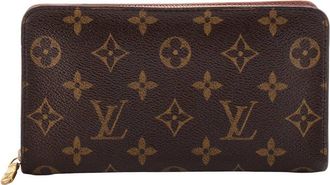 Louis Vuitton Brown Monogram Canvas Porte-Monnaie Zippy Wallet (Authentic Pre- Loved)