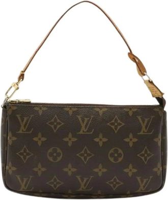 Louis Vuitton Pre-owned Shoulder Bags, female, Brown, Size: ONE SIZE Pre-owned Canvas Shoulder Bag