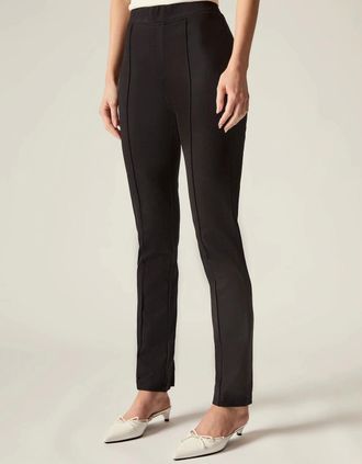 James Lakeland Womens Cigarette Trousers Black - Size: 14