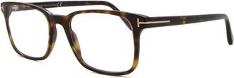 Tom Ford Blue Light Block Rectangular Mens Eyeglasses FT5831-B 052 51