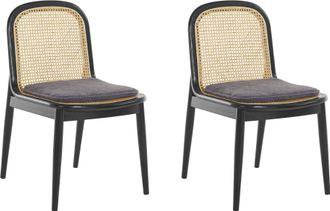 LeGer Home by Lena Gercke Esszimmerstuhl »Lina, TOPSELLER!, OTTOs Choice« (Set) Polsterstuhl mit Rahmen und Beinen aus massivem Eschenholz