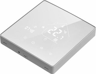 OEM Thermostat Num&eacute;rique Intelligent Programmable Avec &Eacute;cran Tactile R&eacute;tro&eacute;clair&eacute; Lcd Pour Maison, &Eacute;cole, Bureau, H&ocirc;tel, Chaudi&egrave;re &Agrave; Gaz, Noir Et Blanc