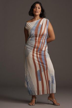 Sovere Hunter Plus Off-The-Shoulder Maxi Dress