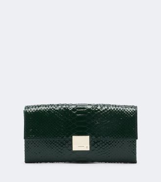 Tom Ford Jean Small snake-effect leather clutch