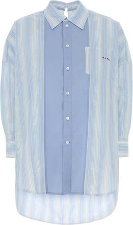 Marni Light Blue Regular Solid Shirt