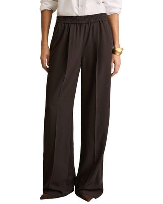 Reiss Remi Side Stripe Wide Leg Trouser