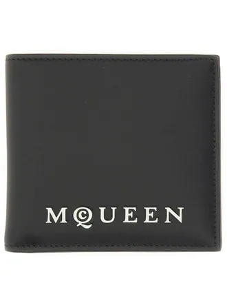 Alexander McQueen Bifold Wallet With Logo