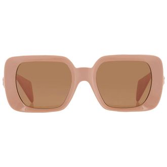 Versace Brown Square Ladies Sunglasses VE4473U 548973 56