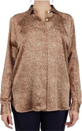 Kiton Donna, Camicette, Marrone, S, new