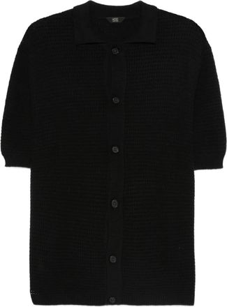 Hosio Cardigan a maniche corte - Nero