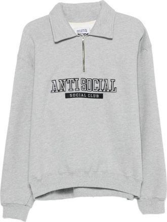ANTI SOCIAL SOCIAL CLUB Truien - Heren - Sweatshirts - Grijs - M - Nylon - Hoodies & sweatvesten