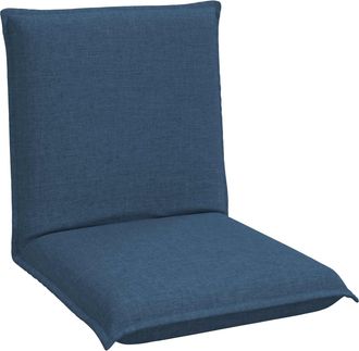 vidaXL Sill&oacute;n Ajustable Azul Tela Vidaxl