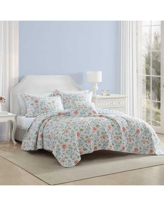 Laura Ashley Emilie Reversible Quilt Set