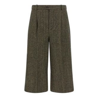 Saint Laurent Dames, Broeken, Bruin, Maat: S Zijde