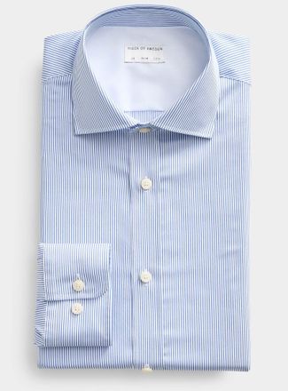 Tiger Of Sweden Mens Adley pyjama-stripe shirt Slim fit