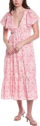 Sail to Sable V-Neck Cinched Waist Maxi Dress