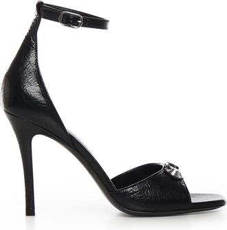 Balenciaga Schoenen, Dames, Zwart, 38 EU, Leer, City Uptown Sandal