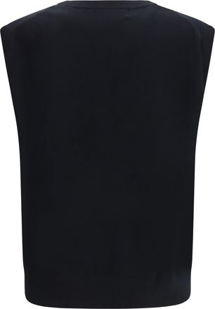 Extreme Cashmere Womens N&deg;423 Lord Sleeveless Sweater Raven