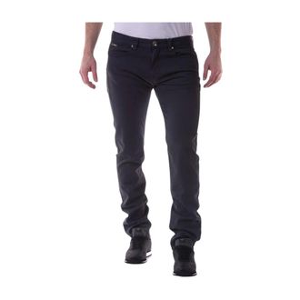 Armani Heren, Broeken, Grijs, Maat: W40 Denim