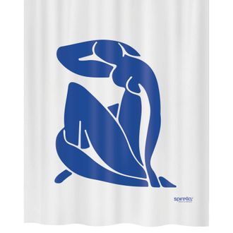 Spirella Spirella - Cortina De Ducha Poli&eacute;ster Thalia 180x200cm Royal Blue